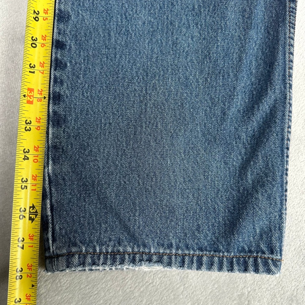 Levis 550 Jeans Mens 38x30 Blue Relaxed Fit Tapered Leg Denim Pants - Picture 4 of 14